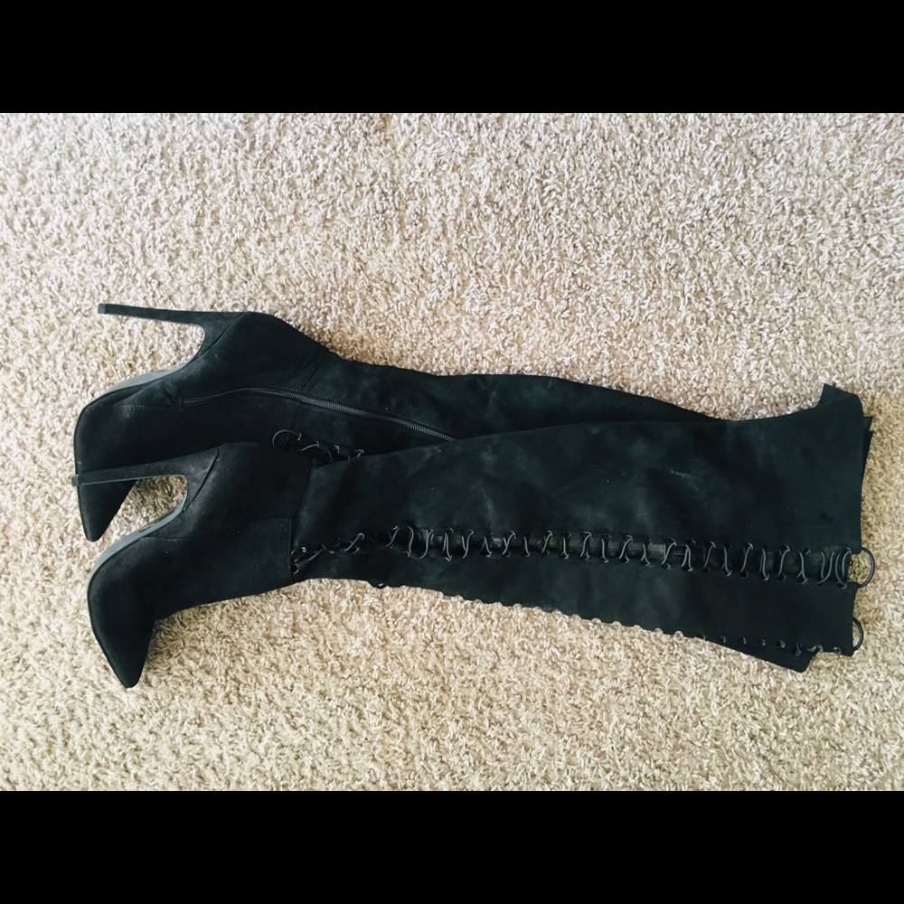 Call it Spring thigh high boots